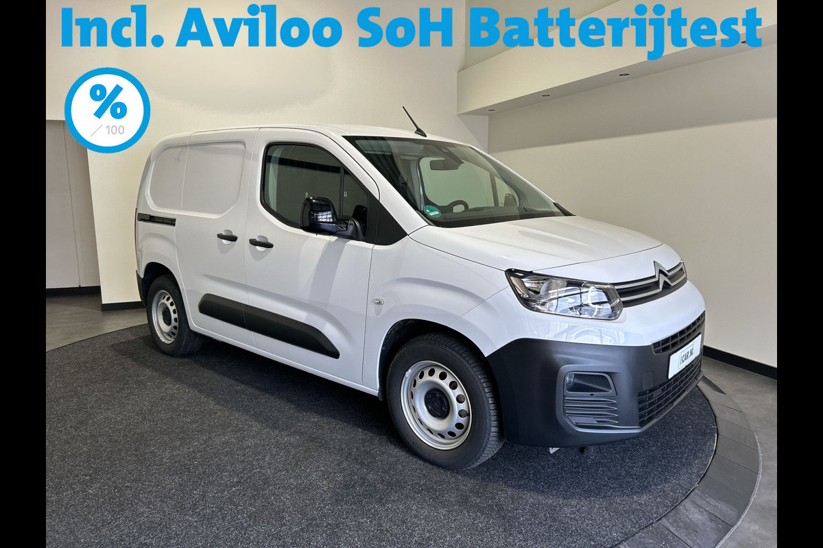 Citroën E-Berlingo 136 L1 50 kWh | Bluetooth | Cruise control | SoH (batterijcheck) 100 % score! Citroën E-Berlingo 136 L1 50 kWh | Bluetooth | Cruise control | SoH (batterijcheck) 100 % score!