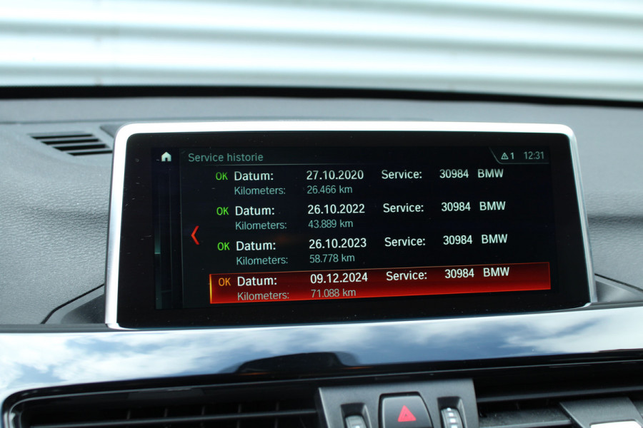 BMW X1 sDrive18i 141pk AUTOMAAT NL-Auto 74.942km Clima Cruise Navi Camera HUD Keyless El. Klep 17"LMV
