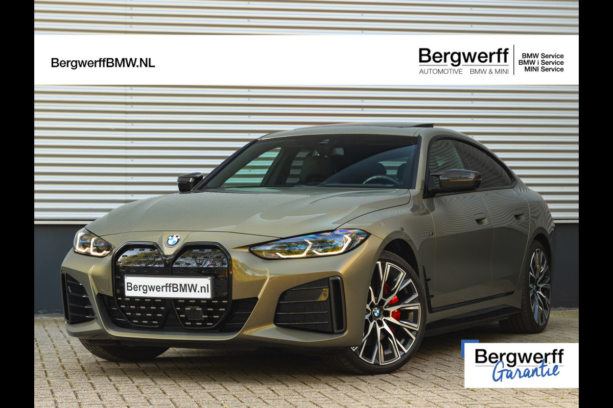 BMW i4 M50 - M-Sport Pro - Individual ''Messing Metallic'' - M-Zetels - Dak BMW i4 M50 - M-Sport Pro - Individual ''Messing Metallic'' - M-Zetels - Dak