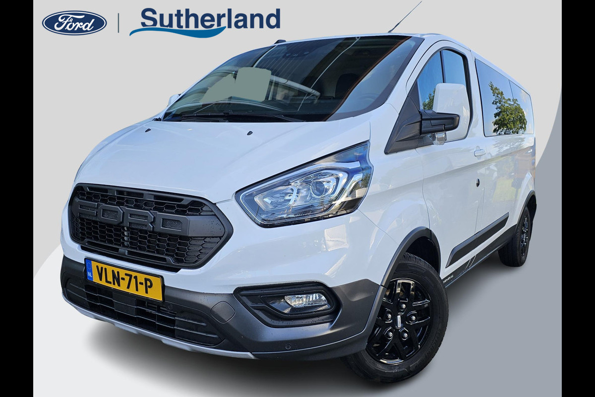 Ford Transit Custom 300 2.0 TDCI L2H1 Trail | Glasslook panelen | Raptor grille | Camera | Trekhaak | Leder | Voorruitverwarming | Airco | Cruise control etc. Ford Transit Custom 300 2.0 TDCI L2H1 Trail | Glasslook panelen | Raptor grille | Camera | Trekhaak | Leder | Voorruitverwarming | Airco | Cruise control etc.