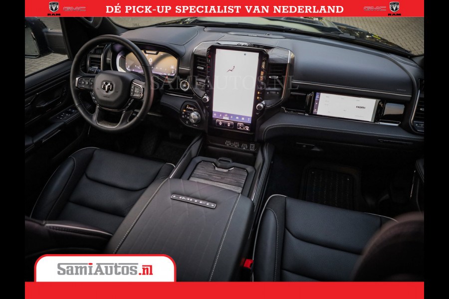 Dodge Ram 1500 Limited Night High Output 540HP 706Nm | Massage + Full Option | De Meest Luxe en Volle Pick-Up in zijn Klasse | Comfortabele Dubbele Cabine met Royale 5 Zitplaatsen | BPM vrij | Nu Leverbaar uit Voorraad | Voorraad Nr 2352 - 7649