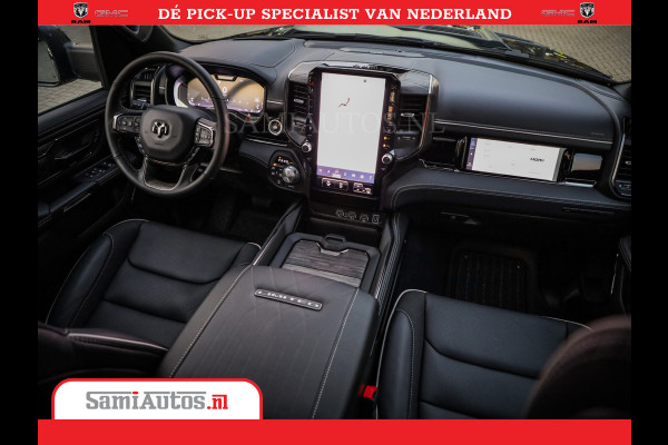 Dodge Ram 1500 Limited Night High Output 540HP 706Nm | Massage + Full Option | De Meest Luxe en Volle Pick-Up in zijn Klasse | Comfortabele Dubbele Cabine met Royale 5 Zitplaatsen | BPM vrij | Nu Leverbaar uit Voorraad | Voorraad Nr 2352 - 7649