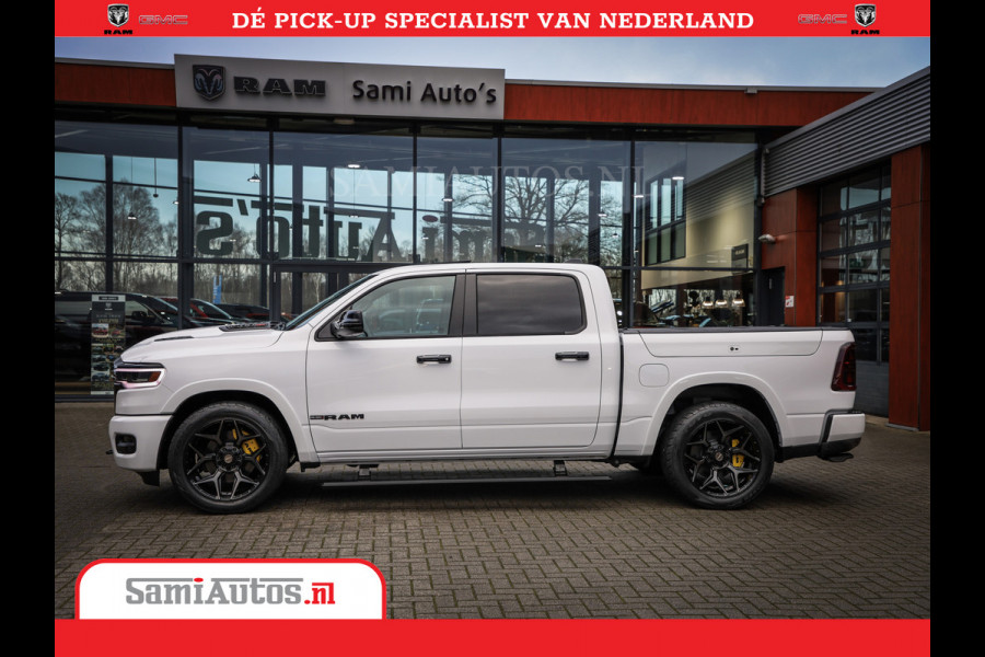Dodge Ram 1500 Limited Night High Output 540HP 706Nm | Massage + Full Option | De Meest Luxe en Volle Pick-Up in zijn Klasse | Comfortabele Dubbele Cabine met Royale 5 Zitplaatsen | BPM vrij | Nu Leverbaar uit Voorraad | Voorraad Nr 2352 - 7649
