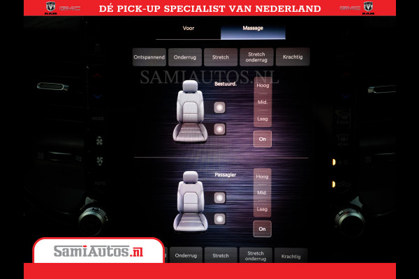 Dodge Ram 1500 Limited Night High Output 540HP 706Nm | Massage + Full Option | De Meest Luxe en Volle Pick-Up in zijn Klasse | Comfortabele Dubbele Cabine met Royale 5 Zitplaatsen | BPM vrij | Nu Leverbaar uit Voorraad | Voorraad Nr 2352 - 7649