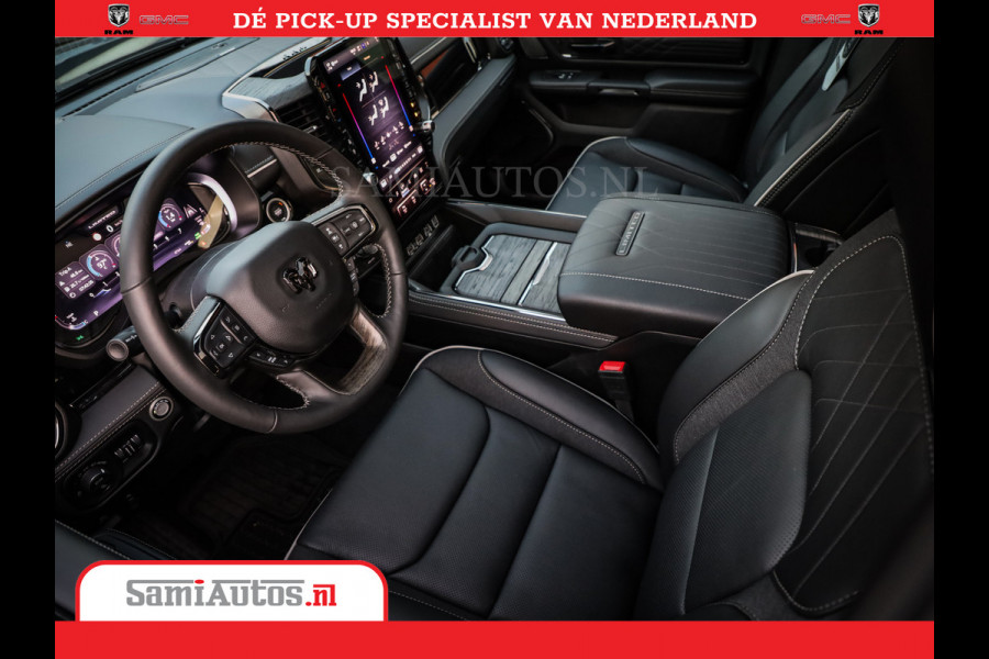 Dodge Ram 1500 Limited Night High Output 540HP 706Nm | Massage + Full Option | De Meest Luxe en Volle Pick-Up in zijn Klasse | Comfortabele Dubbele Cabine met Royale 5 Zitplaatsen | BPM vrij | Nu Leverbaar uit Voorraad | Voorraad Nr 2352 - 7649