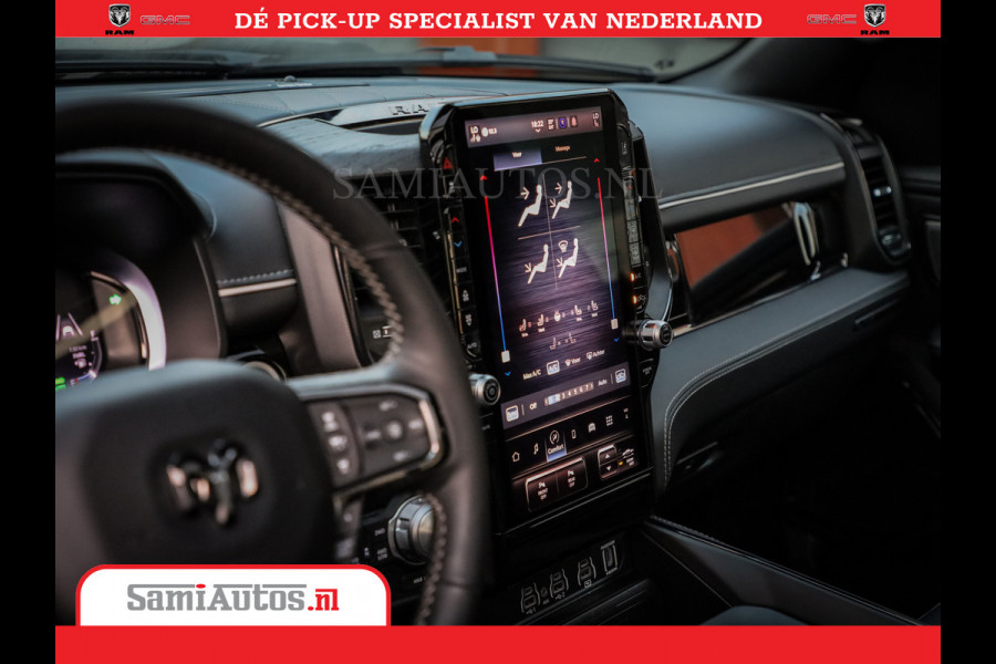 Dodge Ram 1500 Limited Night High Output 540HP 706Nm | Massage + Full Option | De Meest Luxe en Volle Pick-Up in zijn Klasse | Comfortabele Dubbele Cabine met Royale 5 Zitplaatsen | BPM vrij | Nu Leverbaar uit Voorraad | Voorraad Nr 2352 - 7649