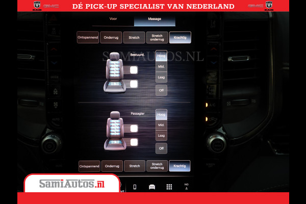 Dodge Ram 1500 Limited Night High Output 540HP 706Nm | Massage + Full Option | De Meest Luxe en Volle Pick-Up in zijn Klasse | Comfortabele Dubbele Cabine met Royale 5 Zitplaatsen | BPM vrij | Nu Leverbaar uit Voorraad | Voorraad Nr 2352 - 7649