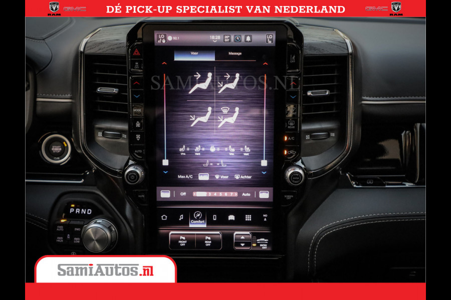 Dodge Ram 1500 Limited Night High Output 540HP 706Nm | Massage + Full Option | De Meest Luxe en Volle Pick-Up in zijn Klasse | Comfortabele Dubbele Cabine met Royale 5 Zitplaatsen | BPM vrij | Nu Leverbaar uit Voorraad | Voorraad Nr 2352 - 7649