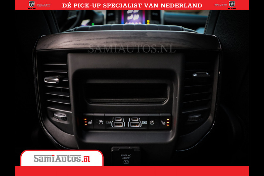 Dodge Ram 1500 Limited Night High Output 540HP 706Nm | Massage + Full Option | De Meest Luxe en Volle Pick-Up in zijn Klasse | Comfortabele Dubbele Cabine met Royale 5 Zitplaatsen | BPM vrij | Nu Leverbaar uit Voorraad | Voorraad Nr 2352 - 7649