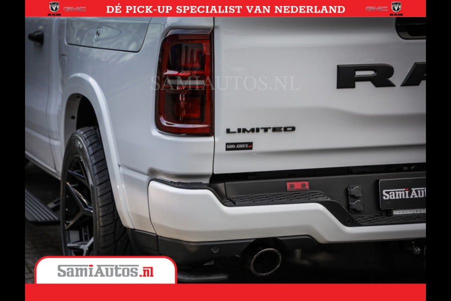 Dodge Ram 1500 Limited Night High Output 540HP 706Nm | Massage + Full Option | De Meest Luxe en Volle Pick-Up in zijn Klasse | Comfortabele Dubbele Cabine met Royale 5 Zitplaatsen | BPM vrij | Nu Leverbaar uit Voorraad | Voorraad Nr 2352 - 7649