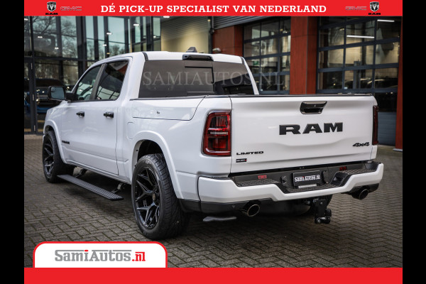 Dodge Ram 1500 Limited Night High Output 540HP 706Nm | Massage + Full Option | De Meest Luxe en Volle Pick-Up in zijn Klasse | Comfortabele Dubbele Cabine met Royale 5 Zitplaatsen | BPM vrij | Nu Leverbaar uit Voorraad | Voorraad Nr 2352 - 7649