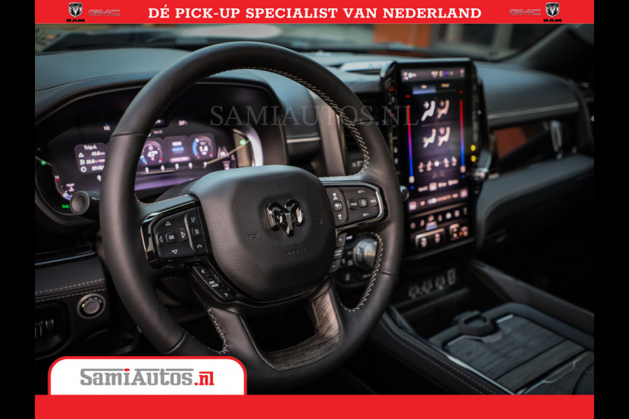 Dodge Ram 1500 Limited Night High Output 540HP 706Nm | Massage + Full Option | De Meest Luxe en Volle Pick-Up in zijn Klasse | Comfortabele Dubbele Cabine met Royale 5 Zitplaatsen | BPM vrij | Nu Leverbaar uit Voorraad | Voorraad Nr 2352 - 7649