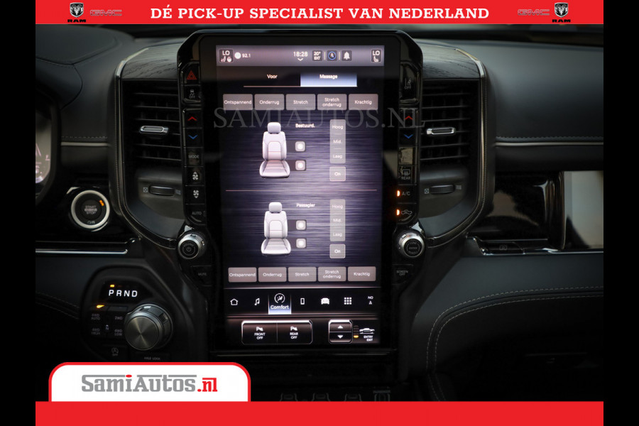 Dodge Ram 1500 Limited Night High Output 540HP 706Nm | Massage + Full Option | De Meest Luxe en Volle Pick-Up in zijn Klasse | Comfortabele Dubbele Cabine met Royale 5 Zitplaatsen | BPM vrij | Nu Leverbaar uit Voorraad | Voorraad Nr 2352 - 7649