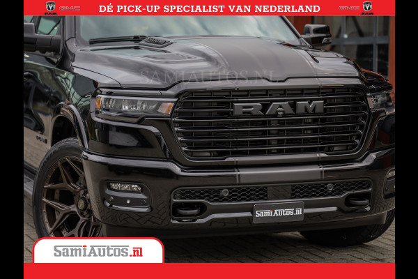 Dodge Ram 1500 Laramie Night | Face Lift | 420Pk 636 Nn | Extra Groot Scherm + Passagiers Scherm | Comfortabele Dubbele Cabine met Royale 5 Zitplaatsen | BPM vrij | Nu Leverbaar uit Voorraad | Voorraad Nr  2220 - 5039