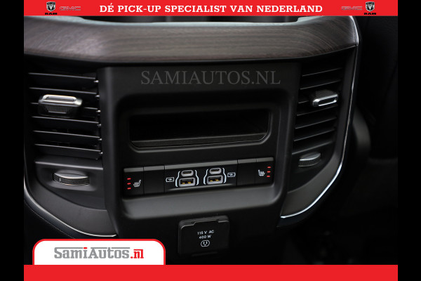 Dodge Ram 1500 Laramie Night | Face Lift | 420Pk 636 Nn | Extra Groot Scherm + Passagiers Scherm | Comfortabele Dubbele Cabine met Royale 5 Zitplaatsen | BPM vrij | Nu Leverbaar uit Voorraad | Voorraad Nr  2220 - 5039