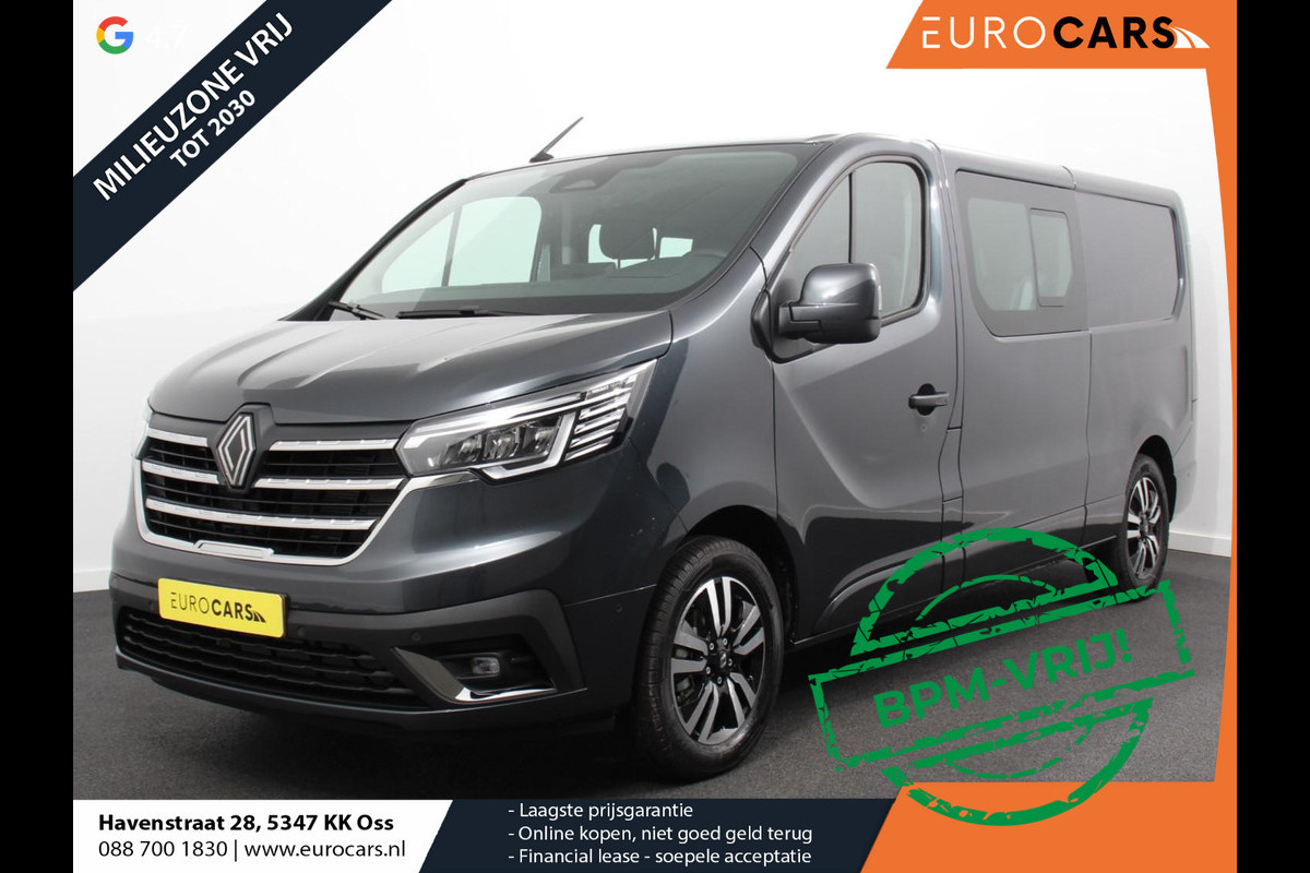 Renault Trafic 2.0 Blue dC1 150 EDC T29 L2H1 Extra Dubbele Cabine Demo ! | Navigatie Airco Lichtmetalen velgen Betimmering Trekhaak Camera Parkeer sensoren Dab Renault Trafic 2.0 Blue dC1 150 EDC T29 L2H1 Extra Dubbele Cabine Demo ! | Navigatie Airco Lichtmetalen velgen Betimmering Trekhaak Camera Parkeer sensoren Dab