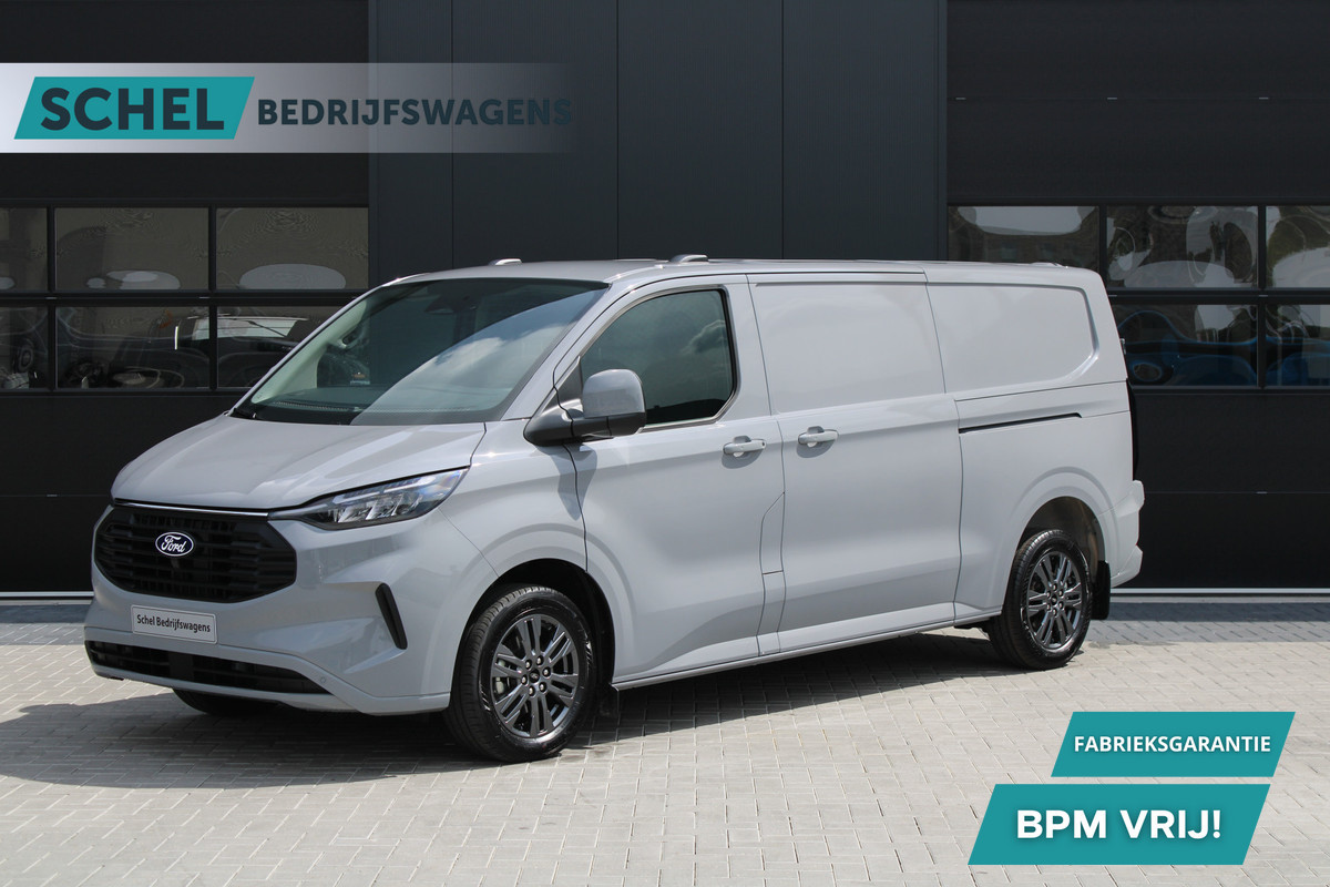 Ford Transit Custom 320 2.0 TDCI L2H1 Limited 150pk - 2x Schuifdeur - Adaptive Cruise - Verwarmd stuur - Blind spot - Navigatie - Camera - Draadloos Ford Transit Custom 320 2.0 TDCI L2H1 Limited 150pk - 2x Schuifdeur - Adaptive Cruise - Verwarmd stuur - Blind spot - Navigatie - Camera - Draadloos