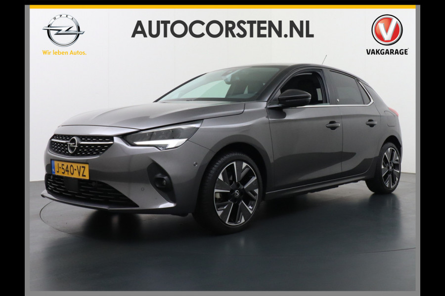 Opel CORSA-E Elegance 50kWh Autom. Two-Tone Apple Carplay Android Auto Navi Ecc Adap.Cruise Control 360° Camera Keyless DAB Led Lmv 17" Verkeersbord detectie Rijstrooksensor Winter-Pakket Parkeer-Pakket Premium-Pakket 1e Eigenaar Origineel Nederlandse Auto Nieuwprijs  €35.000,-
