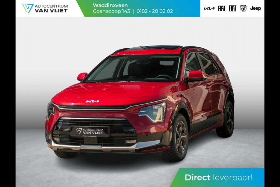 Kia Niro 1.6 GDi Hybrid DynamicPlusLine l Direct leverbaar l Private Lease v.a. € 494,-| Snelle Levering | LED | Clima | Navi | Carplay | Stoel&Stuur Verwarming | Schuif-/Kanteldak | Head-up display