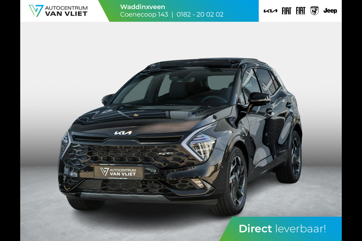 Kia Sportage 1.6 T-GDi Plug-in Hybrid AWD GT-PlusLine |Direct leverbaar | CarPlay | Stoelkoeling | Stoel-/stuurverwarming | Schuif-/kanteldak | PDC | LED | Navi | Camera | 19'' Kia Sportage 1.6 T-GDi Plug-in Hybrid AWD GT-PlusLine |Direct leverbaar | CarPlay | Stoelkoeling | Stoel-/stuurverwarming | Schuif-/kanteldak | PDC | LED | Navi | Camera | 19''