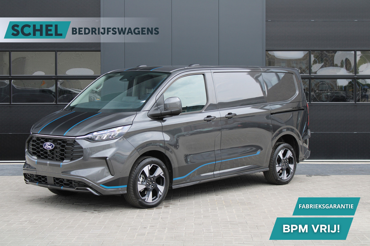 Ford Transit Custom 320 2.0 TDCI L1H1 Sport 170pk - 2x Schuifdeur - 19" LM velgen - ACC - Blind spot - Navi - Camera - Verwarmd stuur - 70l tank - R Ford Transit Custom 320 2.0 TDCI L1H1 Sport 170pk - 2x Schuifdeur - 19" LM velgen - ACC - Blind spot - Navi - Camera - Verwarmd stuur - 70l tank - R