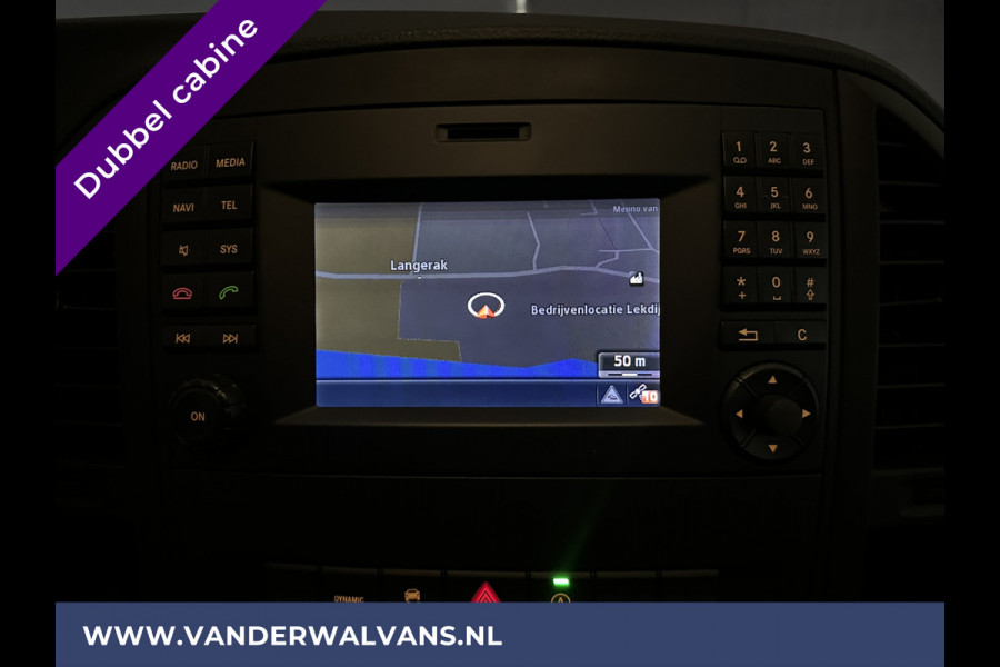 Mercedes-Benz Vito 114 CDI Automaat L2H1 Dubbele cabine Euro6 Airco | Camera | Navigatie | Cruisecontrol 5-Zits, Parkeersensoren, Achterklep