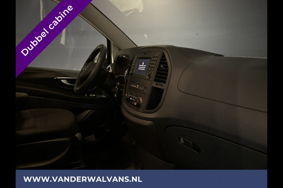 Mercedes-Benz Vito 114 CDI Automaat L2H1 Dubbele cabine Euro6 Airco | Camera | Navigatie | Cruisecontrol 5-Zits, Parkeersensoren, Achterklep