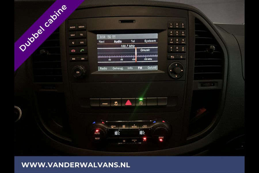 Mercedes-Benz Vito 114 CDI Automaat L2H1 Dubbele cabine Euro6 Airco | Camera | Navigatie | Cruisecontrol 5-Zits, Parkeersensoren, Achterklep
