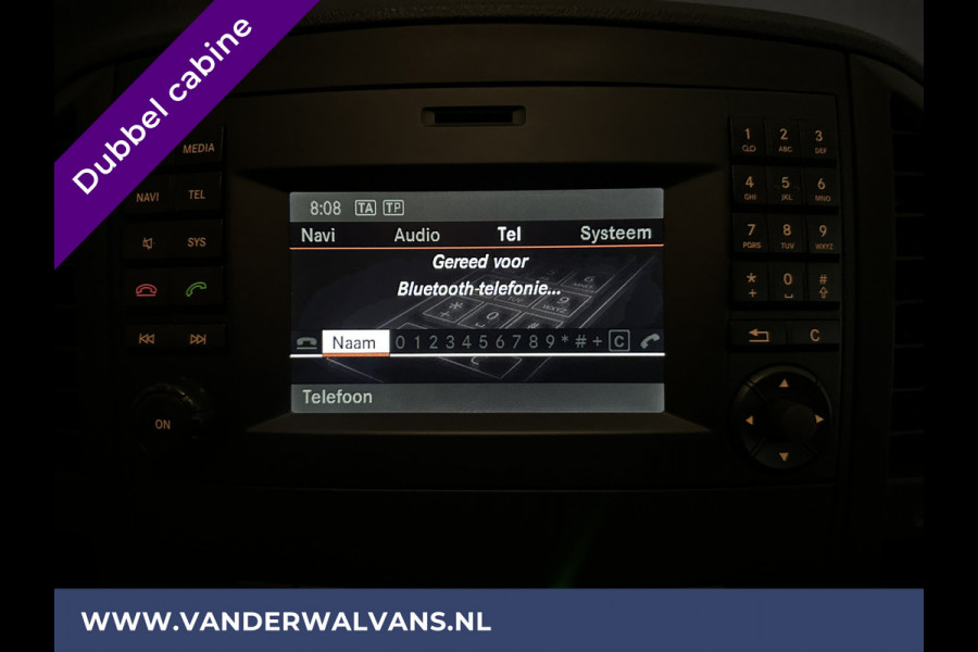 Mercedes-Benz Vito 114 CDI Automaat L2H1 Dubbele cabine Euro6 Airco | Camera | Navigatie | Cruisecontrol 5-Zits, Parkeersensoren, Achterklep