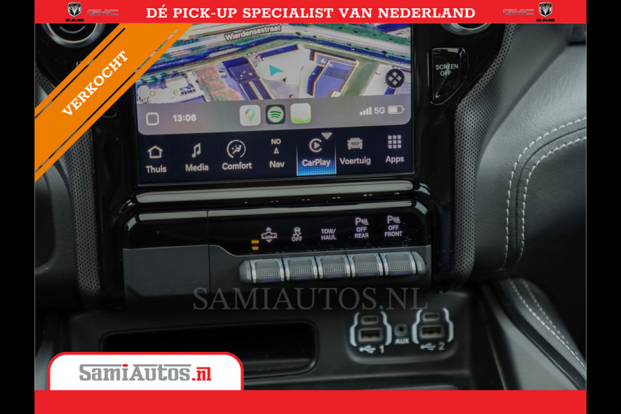 Dodge Ram 1500 Limited Night | 5,7 V8 Hemi | Z.G.A.N | Meest volle Hemi limited uitvoering | Comfortabele Dubbele Cabine met Royale 5 Zitplaatsen |