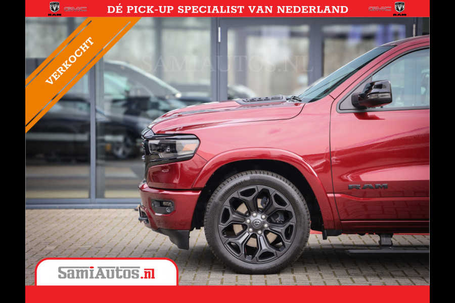 Dodge Ram 1500 Limited Night | 5,7 V8 Hemi | Z.G.A.N | Meest volle Hemi limited uitvoering | Comfortabele Dubbele Cabine met Royale 5 Zitplaatsen |