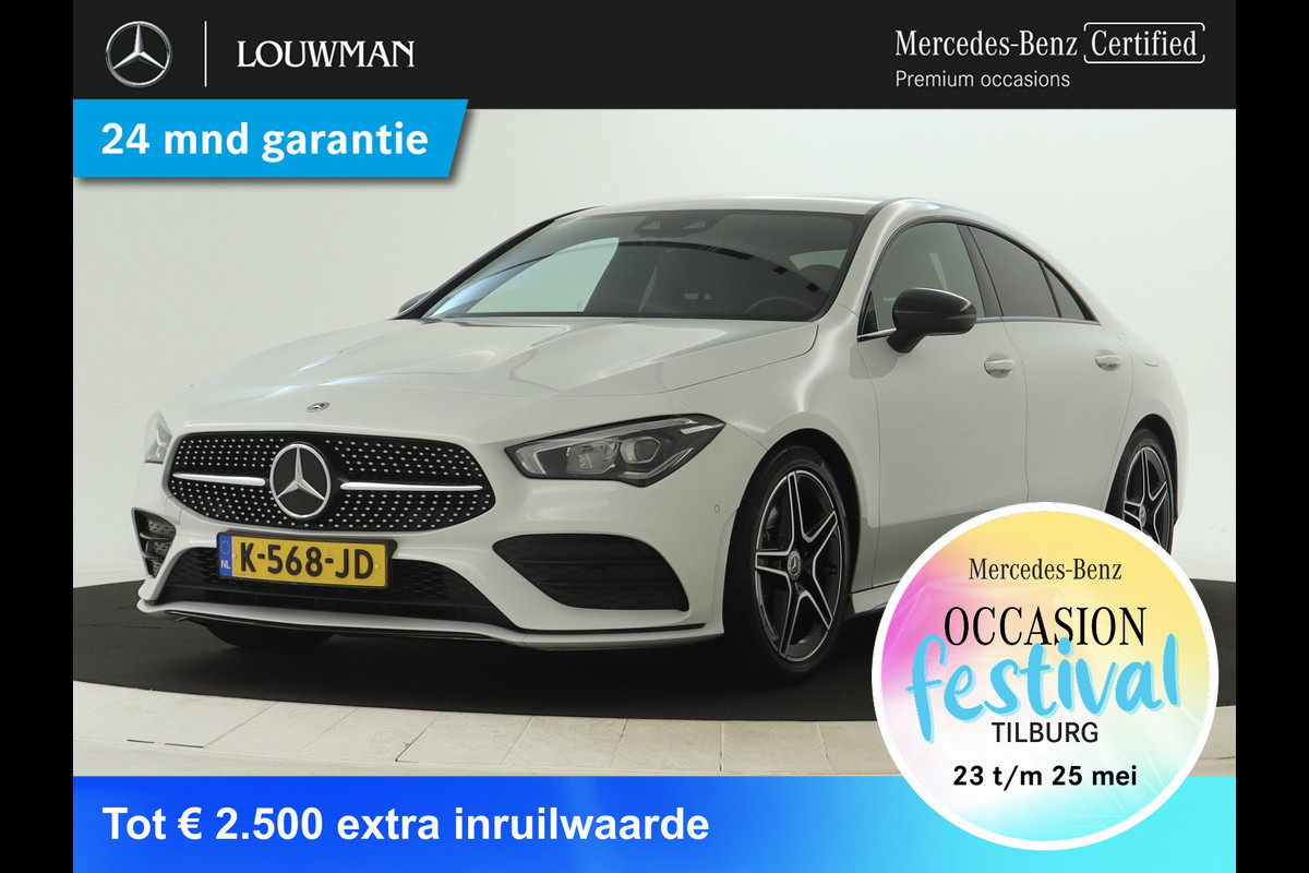 Mercedes-Benz CLA-Klasse 200 Business Solution AMG | AMG Line | Night Pakket | Sfeerverlichting | Achteruitrijcamera | LED koplampen | Inclusief 24 maanden MB Certified garantie voor Europa. Mercedes-Benz CLA-Klasse 200 Business Solution AMG | AMG Line | Night Pakket | Sfeerverlichting | Achteruitrijcamera | LED koplampen | Inclusief 24 maanden MB Certified garantie voor Europa.