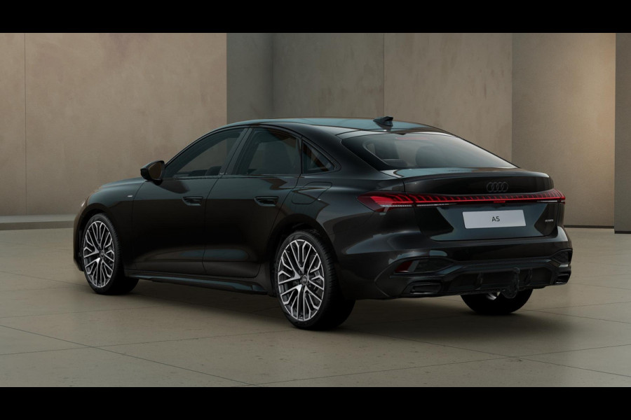 Audi A5 2.0 e-hybrid quattro S edition trekhaak, omgevingscamera's, adaptive cruise control, MMI bijrijdersscherm, comfortsleutel, optiek pakket zwart, LM velgen 20"