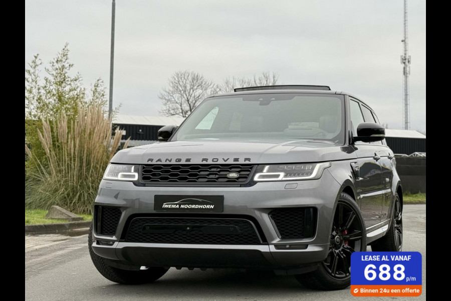 Land Rover Range Rover Sport 2.0 P400e HSE Dynamic Panoramadak|Luchtvering|Softclose door|Keyless|Matrix LED|Apple Carplay|Sfeerverlichting|HUD