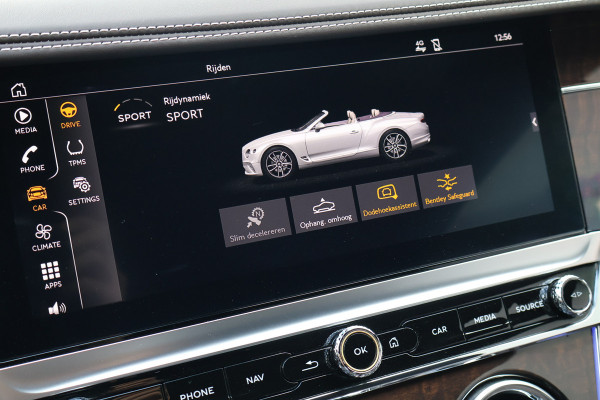 Bentley Continental GTC 4.0 V8 | STOELVERWARMING & VERKOELING | MASSAGE | SFEERVERLICHTING | MEMORY SEATS | NEKVERWARMING |
