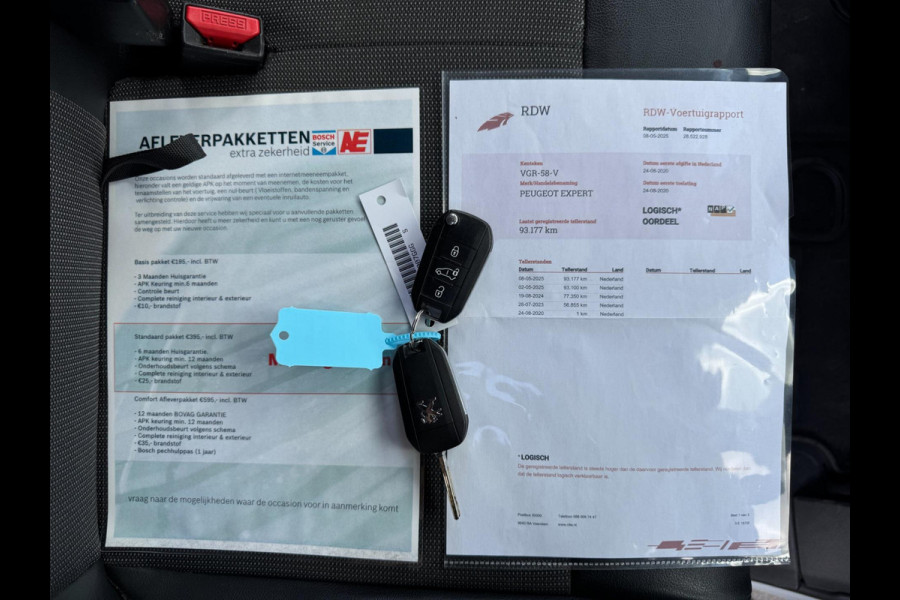 Peugeot Expert 2.0 BlueHDI 120 Standard Premium TREKHAAK / PDC V+A / CAMERA / NAVI / CARPLAY / SIDEBARS / CRUISE / 4-RIJMODUSSEN