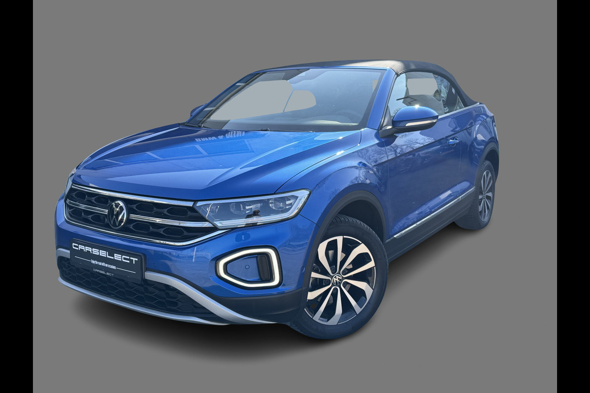 Volkswagen T-Roc Cabrio 1.5 TSI, Stuurverwarming, Trekh, ACC, DAB-tuner, windscherm, Face Lift model. . Een proefrit levert het bewijs. Neem contact op en we maken een afspraak!