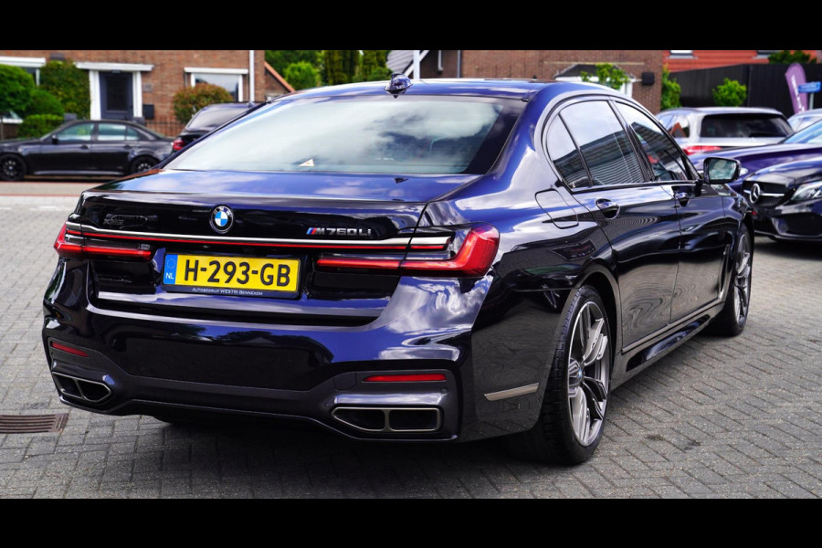 BMW 7 Serie M760Li xDrive High Executive | Massage | TV | Koelbox | HuD | BMW Drive Assisted | 360 cam | Stoelkoeling | Bowers |