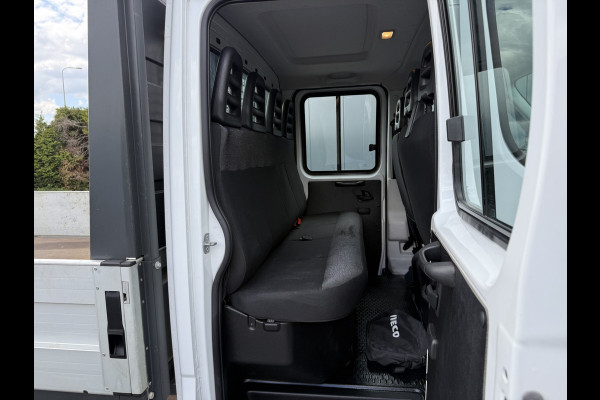 Iveco Daily 35S14 2.3 D / PICK UP MET LANGE BAK / 7 PERSOONS DUBBELE CABINE / 10.360 KM / AIRCO / CRUISE / NAVI / 3.5 TONS TREKHAAK