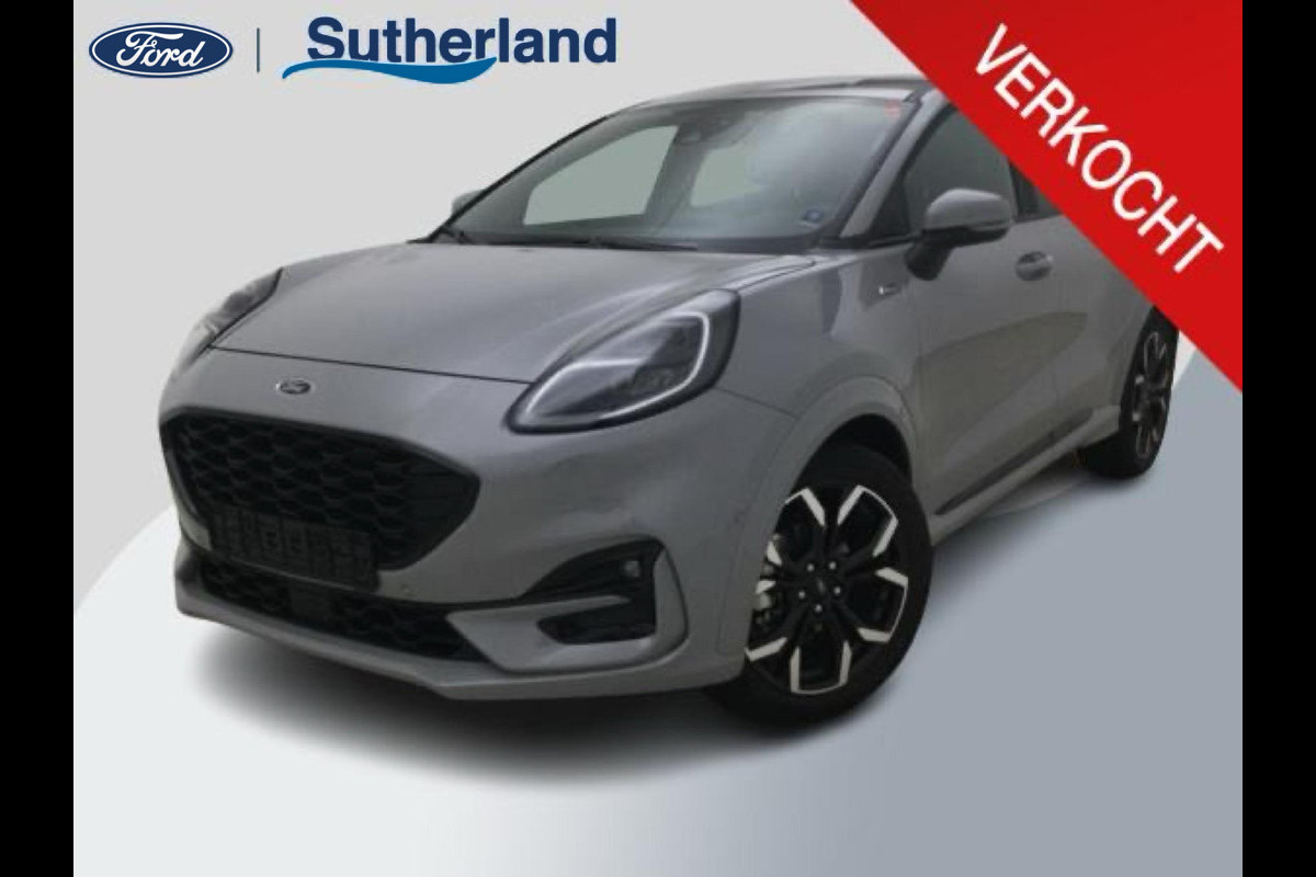 Ford Puma 1.0 EcoBoost Hybrid ST-Line X 125pk | Adaptieve Cruise | Trekhaak afneembaar | Winterpack | Full LED | Verlengde Fabrieksgarantie tot 01-2027 Ford Puma 1.0 EcoBoost Hybrid ST-Line X 125pk | Adaptieve Cruise | Trekhaak afneembaar | Winterpack | Full LED | Verlengde Fabrieksgarantie tot 01-2027