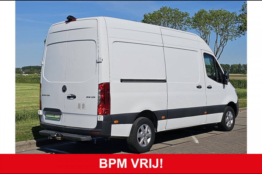 Mercedes-Benz Sprinter 316 L2H2, automaat, LED, mbux, navi, airco, LMV, wit, 148 dkm.