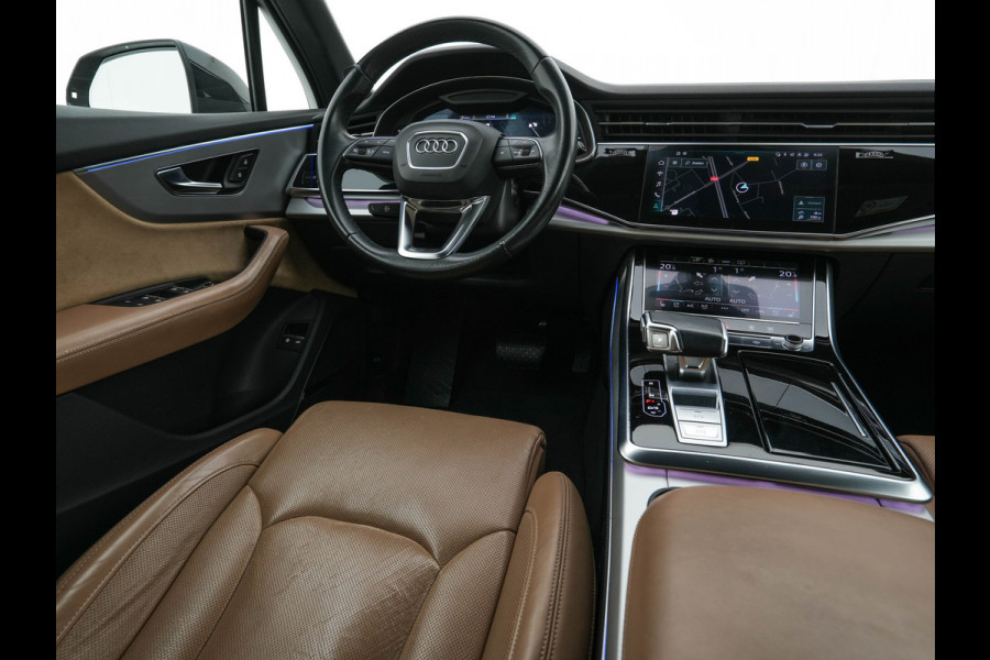 Audi Q7 55 TFSI E Quattro Pro Line Plus (INCL-BTW) *LUXURY-LEATHER | HD-MATRIX-LED | BANG/OLUFSEN-SURROUND  | DIGI-COCKPIT | COMFORT-SEATS | KEYLESS | CAMERA | NAVI-FULLMAP | DAB+ | AMBIENT-LIGHT | ECC | PDC | CRUISE | TOWBAR | 20'