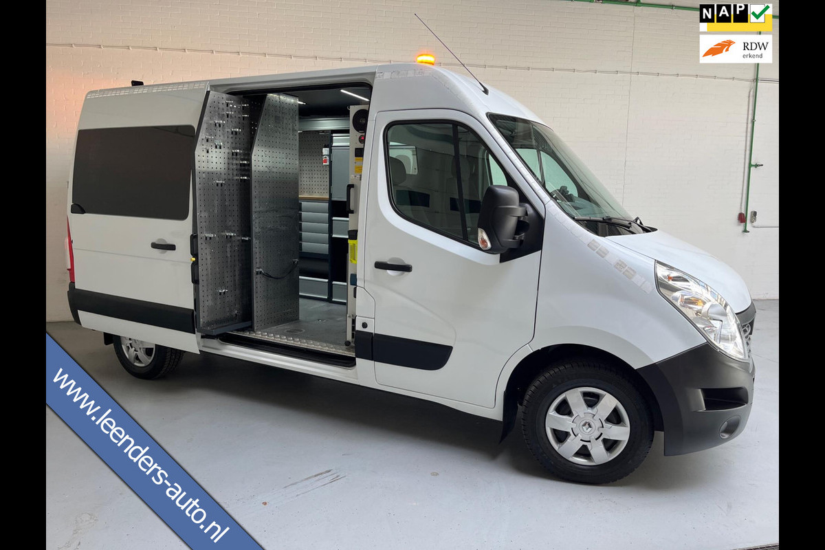 Renault Master Servicewagen T35 2.3 dCi 145pk euro6 L2H2 BOTT Inrichting, Victron omvormer, Standkachel, Trekhaak, RIJKLAARPRIJS!