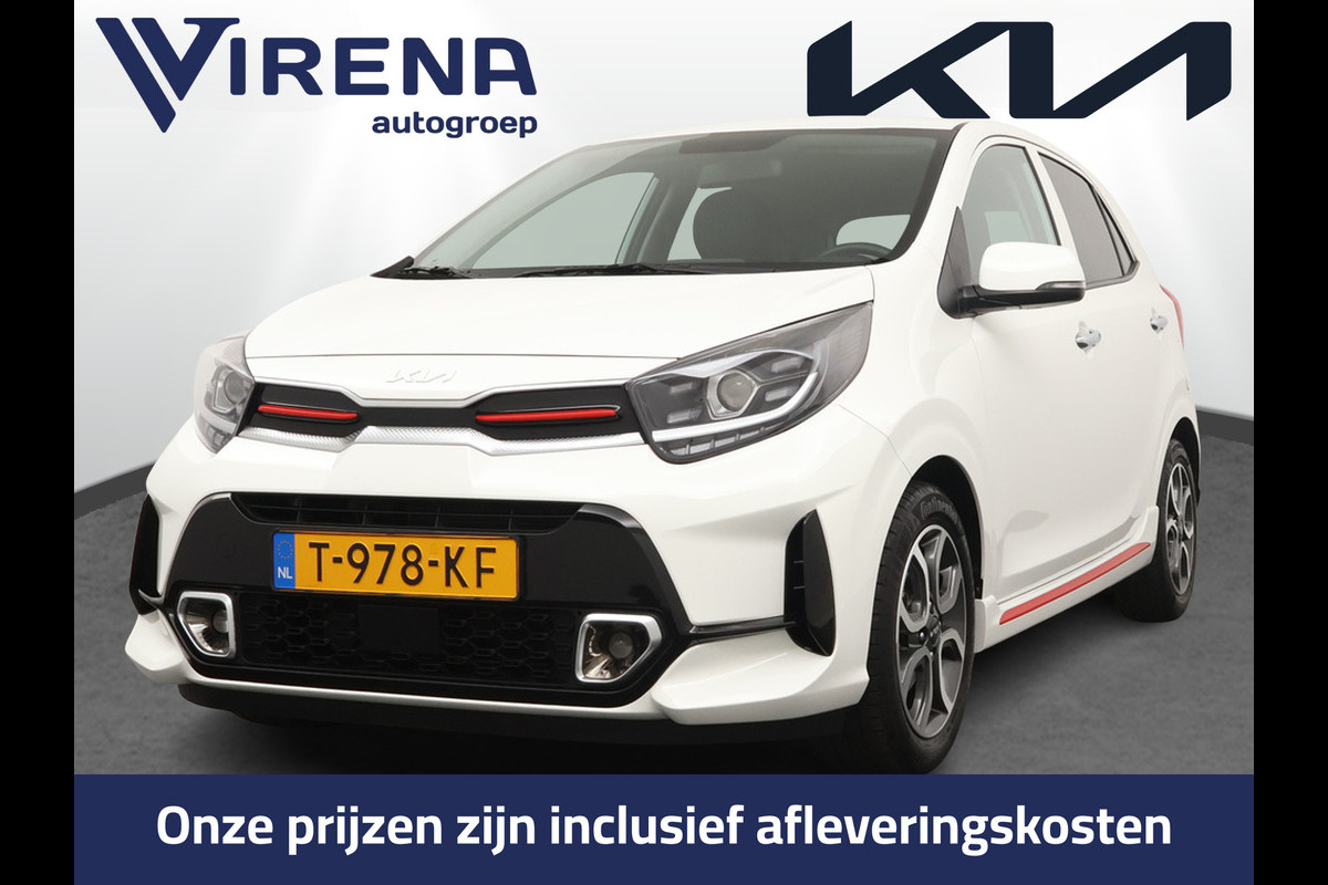 Kia Picanto 1.0 DPi GT-Line Apple Carplay/Auto Android - Cruise control - Climate Control - Navigatie - Achteruitrijcamera - Fabrieksgarantie tot 07-2030 Kia Picanto 1.0 DPi GT-Line Apple Carplay/Auto Android - Cruise control - Climate Control - Navigatie - Achteruitrijcamera - Fabrieksgarantie tot 07-2030