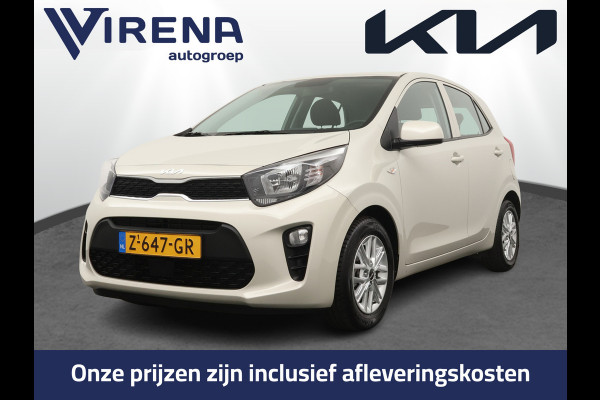 Kia Picanto 1.0 DPi DynamicLine Airco - Apple Carplay/Android Auto - Cruise Control - 14 inch velgen Fabrieksgarantie tot 04-2031