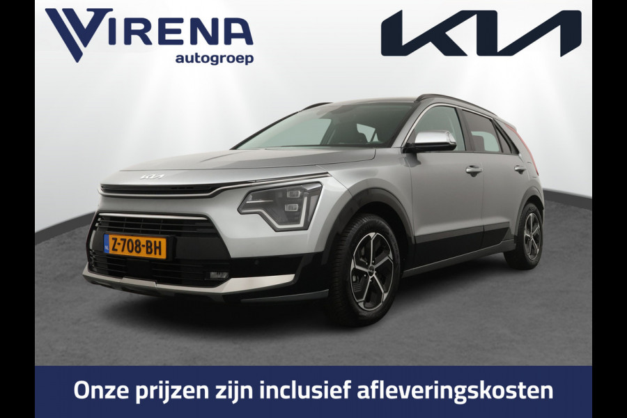 Kia Niro 1.6 GDi Hybrid DynamicPlusLine - Schuif/kanteldak - Adaptief Cruise Control - Stoel/Stuurverwarming - Parkeerhulp voor & achter - Navigatie - Fabrieksgarantie Tot 2031