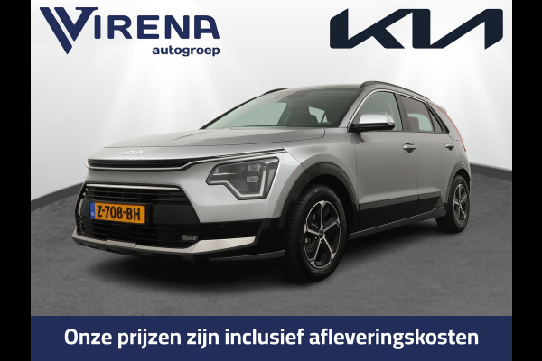 Kia Niro 1.6 GDi Hybrid DynamicPlusLine - Schuif/kanteldak - Adaptief Cruise Control - Stoel/Stuurverwarming - Parkeerhulp voor & achter - Navigatie - Fabrieksgarantie Tot 2031