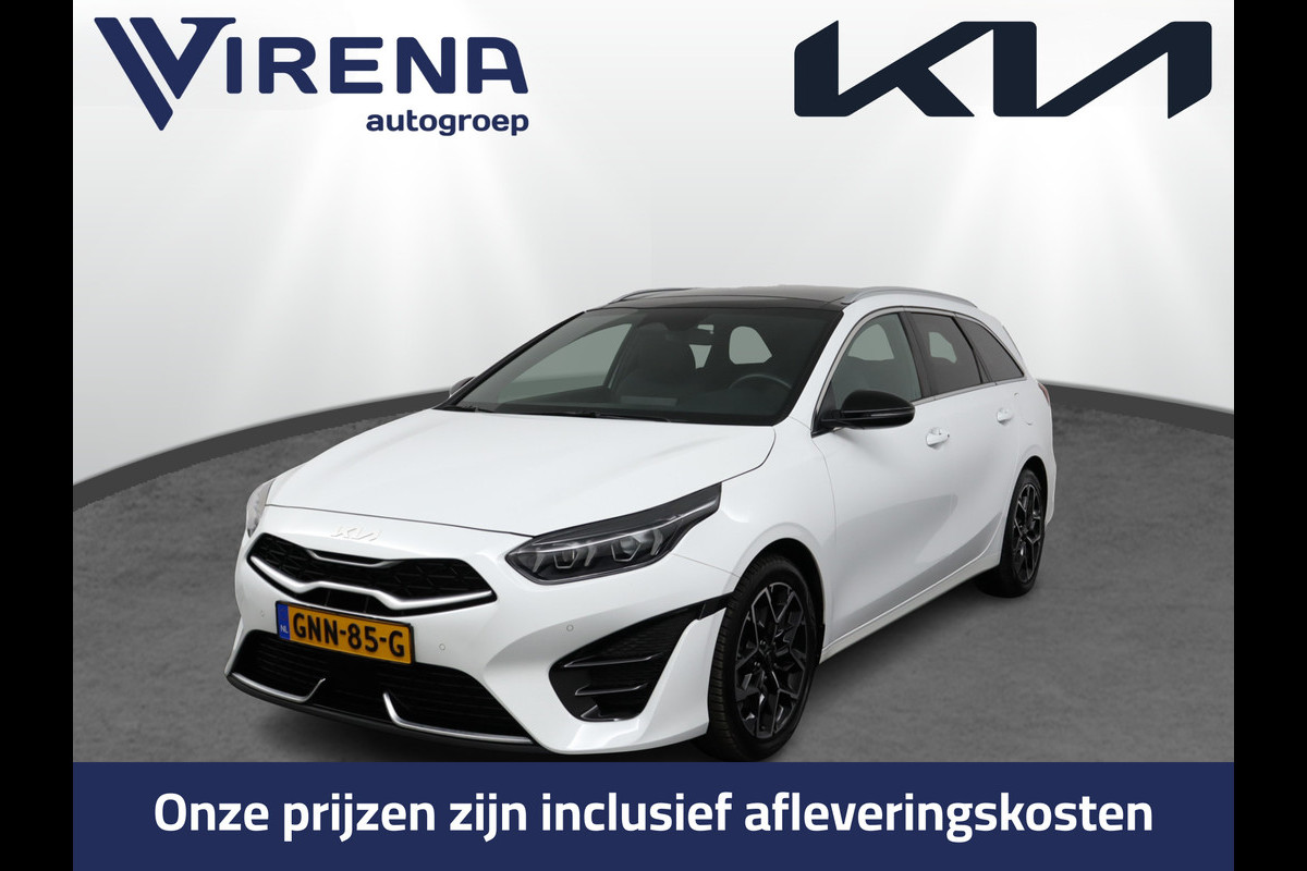 Kia Ceed Sportswagon 1.5 T-GDi GT-Line Apple Carplay/Android Auto - Cruise Control Adaptief - Dodehoekdetectie - Panoramadak - Navigatie - Stoel/Stuur verwarming - Fabrieksgarantie tot 10-2031 Kia Ceed Sportswagon 1.5 T-GDi GT-Line Apple Carplay/Android Auto - Cruise Control Adaptief - Dodehoekdetectie - Panoramadak - Navigatie - Stoel/Stuur verwarming - Fabrieksgarantie tot 10-2031