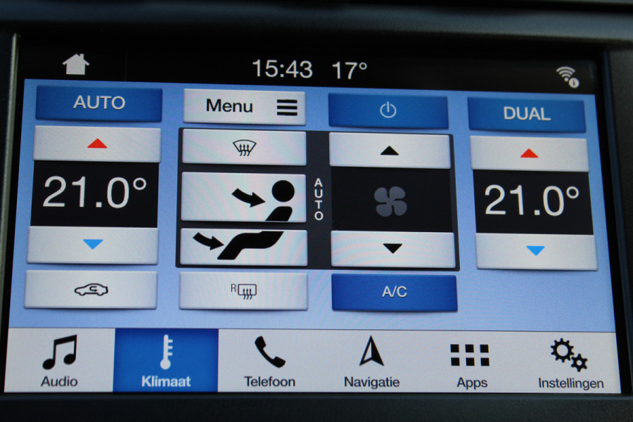 Ford Mondeo 1.5-165pk Business Edition. Het is genieten met deze fijne comfortabele Ford Mondeo ! Volautm. airco, navigatie, cruise cntrl, LM wielen, USB, keyless entry/keyless go, stoel- en voorraamverwarmw., parkeersensoren v+a, automatisch grootlicht, LED verl., etc.