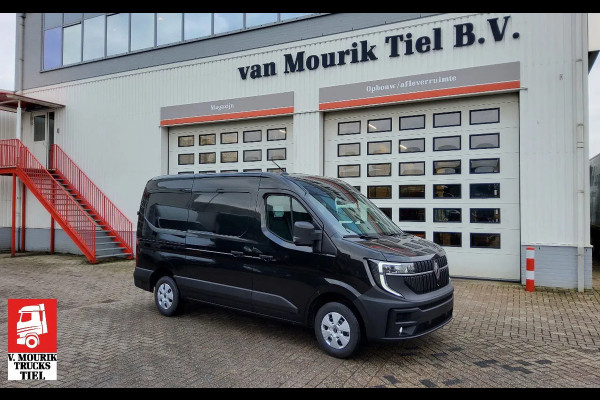 Renault Master 170.35 - L2H2 GESLOTEN - EURO 6 - METALLIC ZWART - 2x ZIJSCHUIFDEUR - V-76-KRN BPM VRIJ!